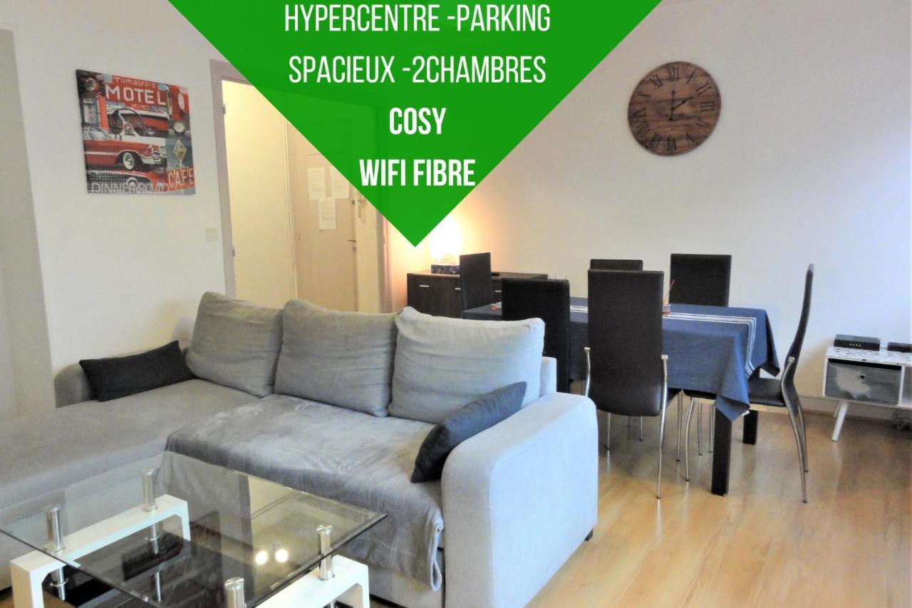 טרבה Le Voltaire -2 Chambres- 70M2- Hypercentre-Parking-Wifi Fibre- Nouvelle Literie מראה חיצוני תמונה